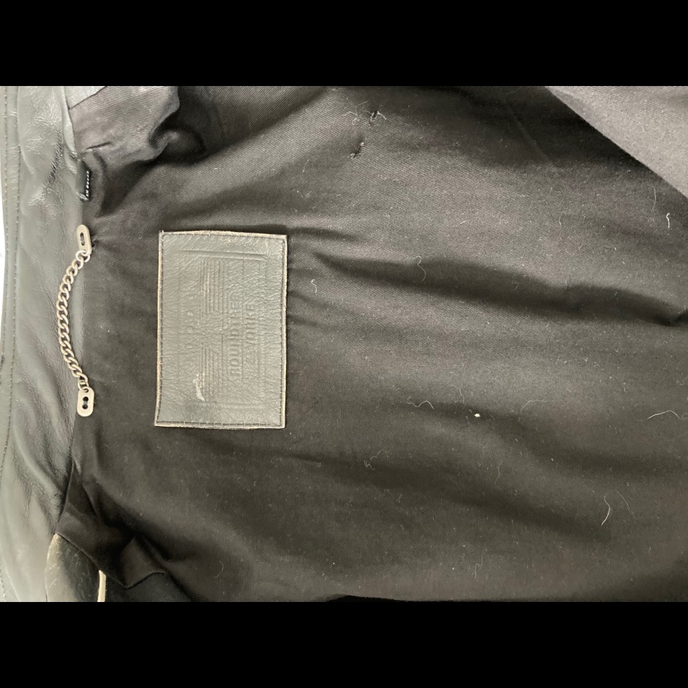 Leather motorcycle jacket - Picture 6 of 10